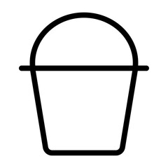 
Illustration showing black icons of building materials and everything related to construction on a white background