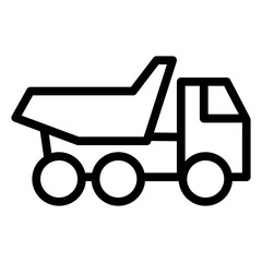 
Illustration showing black icons of building materials and everything related to construction on a white background