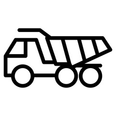 
Illustration showing black icons of building materials and everything related to construction on a white background