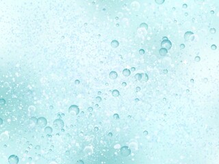 水をイメージした青のキラキラ背景イラスト