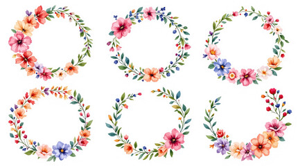 Floral design elements vector