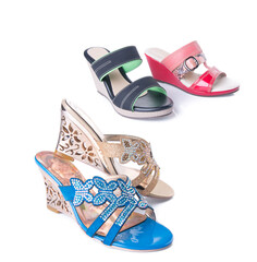 pink high heels shoes