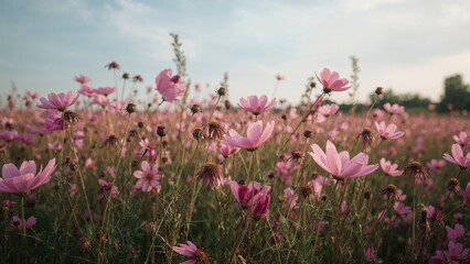 Obraz premium Magenta Cosmos Flower