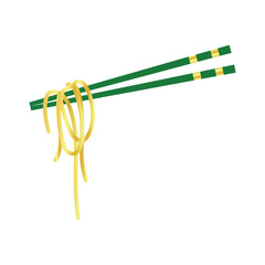 Chopstick With Noodles