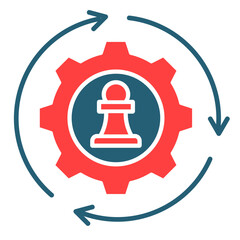Continuity Strategy  Icon Element For Design
