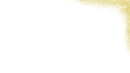 Abstract Gold Gradient Corner on Black Background