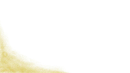 Abstract Gold Gradient Corner on Black Background
