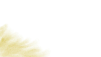 Abstract Gold Gradient Corner on Black Background