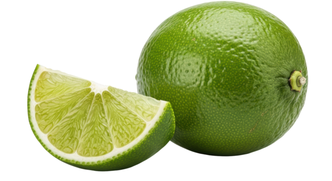 Isolated Lime
