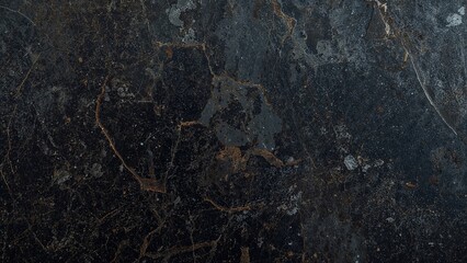 Aged metal panel featuring cracked dark paint as backdrop