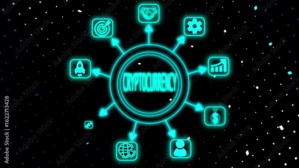 Poster technology, internet and networking concept cryptocurrency ,business, ,blockchain business concept b