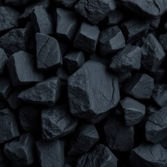 Dark Charcoal or Coal Texture Background
