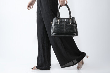 fancy ladies handbag purse isolated image with creative style lifestyle image 