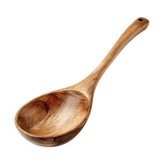 Wooden Ladle: Rustic Kitchen Utensil for Soup & Serving