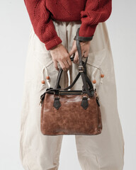 fancy ladies handbag purse isolated image with creative style lifestyle image 