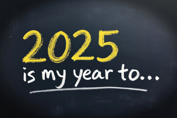 Obraz premium Unlocking Your Potential in 2025 A Year of Growth, Achievement, and Limitless Opportunities Awaits You