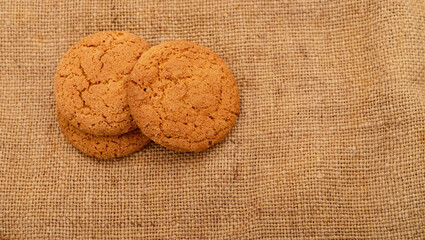 Cookies with chocolate.