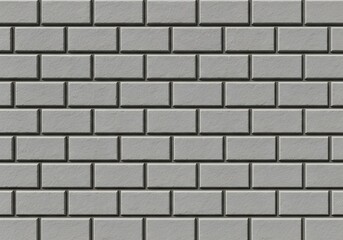 Fototapeta premium Sophisticated gray brick wall texture creates a modern and elegant backdrop for architectural renderings