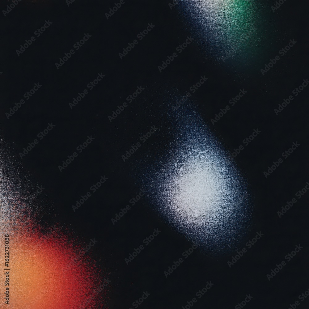 Poster abstract texture background with grainy gradient light on dark surface. modern grit noise pattern fo