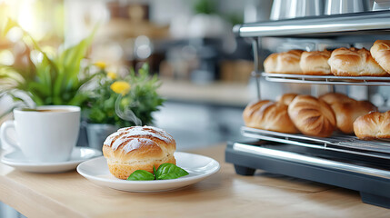 Delightful pastry experience urban  food photography showcase cozy morning vibes warm ambiance indulgent coffee and treats