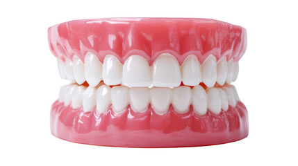 Fototapeta premium Realistic dental model showcasing human teeth and gums