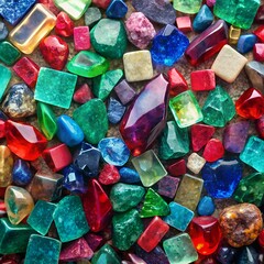 multi colored gemstones
