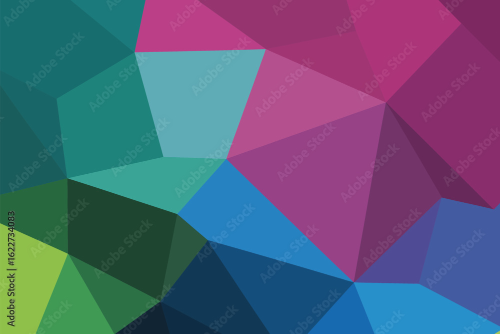 Poster abstract geometric background with a colorful mosaic of triangles and polygonal shapes design style