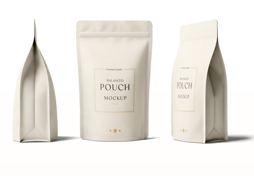 Stand up Pouch Packaging Mockup