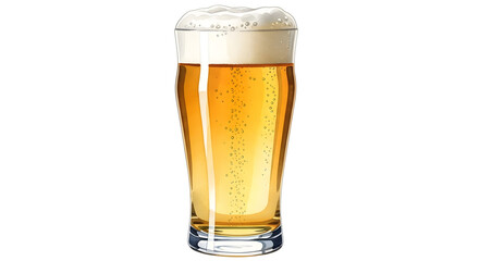 Refreshing Beer Pint Perfect for Summer Thirst