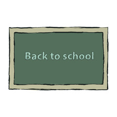 Back to School. School supplies. Vector illustration.