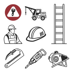 Geometric Abstract Vector Design with Dynamic Shapes Minimalist Line Art Icon Set