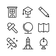 School and education icons