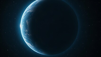 A time-lapse of Earth from space with a fading human silhouette, symbolizing a historic cosmic moment.