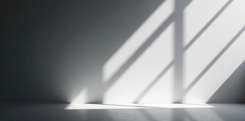 Dramatic interplay of light and shadow, creating textured, striped background Monochrome gradient adds depth , sunlight, abstract, aesthetic