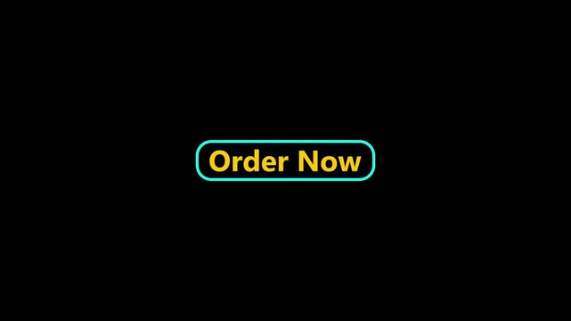order now button with shopping cart icon on background "Order Now" Button: