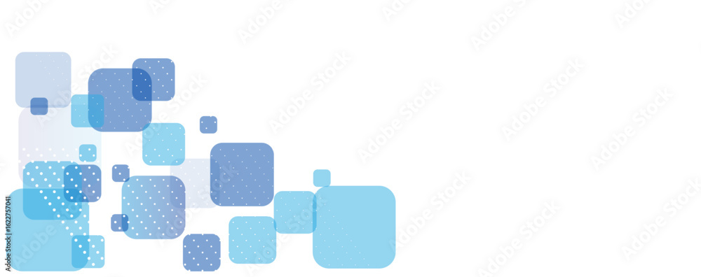Aufkleber vector modern futuristic blue and soft gray geometric square shape overlapping layer on white backgr