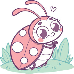 Obraz premium funny cartoon bug