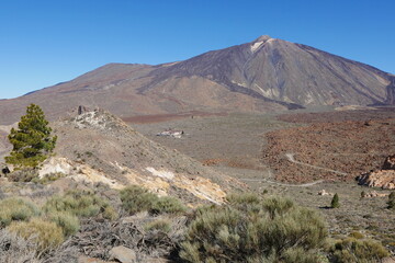  Las Ca&ntilde;adas mit Teide auf Teneriffa