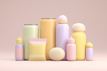 Pastel Colored Product Mockups