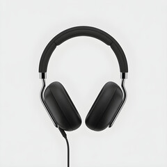 headphones on white background