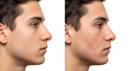 BeforeAfter Acne Treatment ClearSkinSolution YoungMan