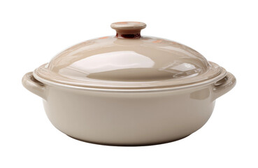 Cooking with elegance beige casserole dish kitchen product home culinary isolated on transparent background, png