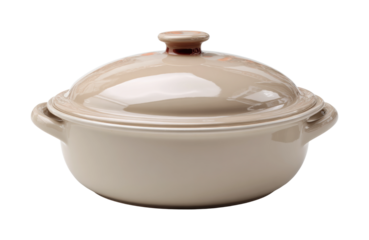 Cooking with elegance beige casserole dish kitchen product home culinary isolated on transparent background, png