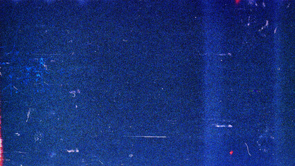 Plakat Blank grained film strip texture background with heavy grain, dust and light leak