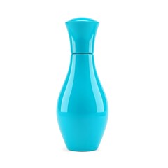 Vibrant Teal Perfume Bottle: Elegant Design, Luxury Fragrance