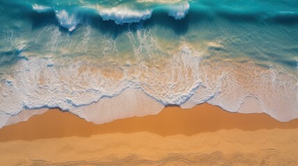 Aerial view of a vast, dry desert landscape with dunes, mountains, and a distant sea under a bright, sunny sky