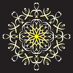 Mandala Design, Unique mandala design, Alpona Design