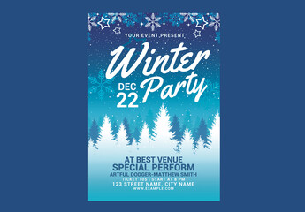 Winter Party Flyer