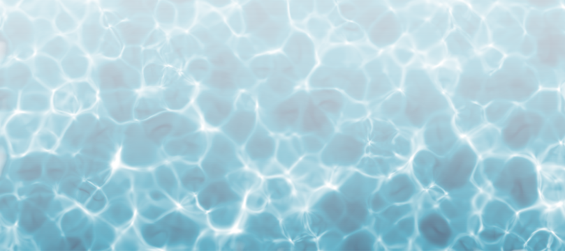 Water, white, transparent, ripple, wave PNG with clean splash and blue liquid shine. Summer bubble PNG on transparent background. Overlay for pool, swim, or natural surface design.