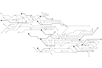 vector futuristic circuit board , Electronic motherboard , Communication and engineering concept , 